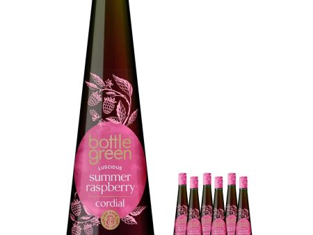 Bottle Green Plump Summer Raspberry Cordial Multipack, 6 x 500 ml Sale