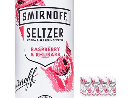 Smirnoff Seltzer Raspberry & Rhubarb Multipack, 12 x 250 ml on Sale