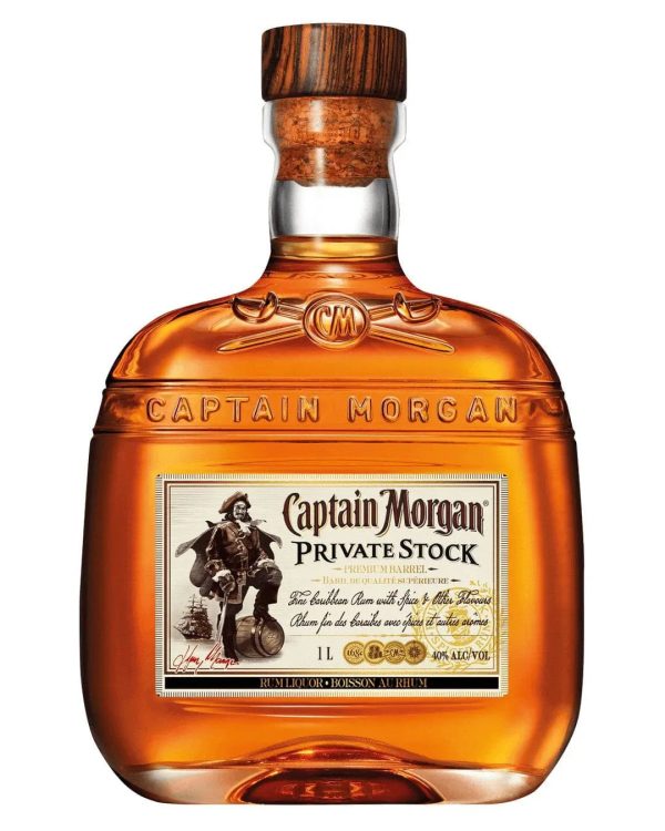 Captain Morgan Private Stock Rum, 1 L Cheap