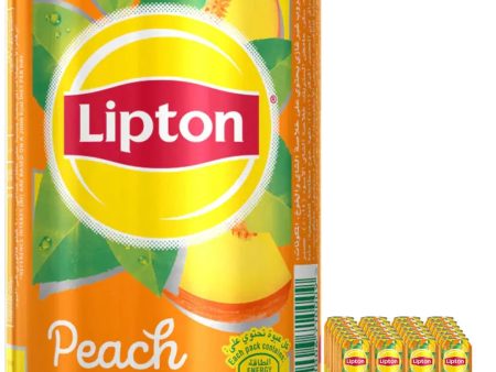 Lipton peach ice tea Can Multipack, 24 x 330 ml Hot on Sale