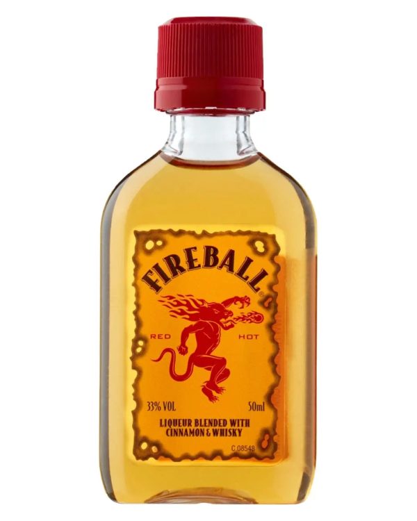 Fireball Whisky Liqueur Miniature, 5 cl For Cheap