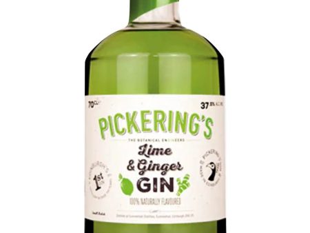 Pickering s Lime & ginger Flavoured Gin, 70 cl Hot on Sale