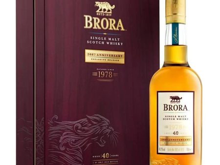 Brora 1978 - 200th Anniversary 40 Year Old Whisky, 70 cl Online Sale