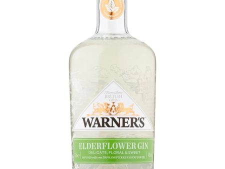 Warner s Elderflower Gin, 70 cl Online Sale