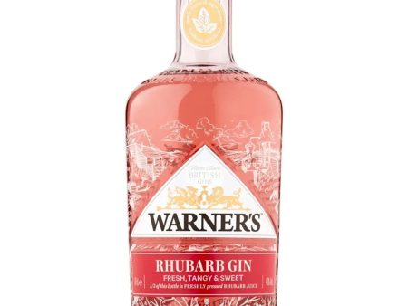 Warner s Rhubarb Gin, 70 cl Fashion