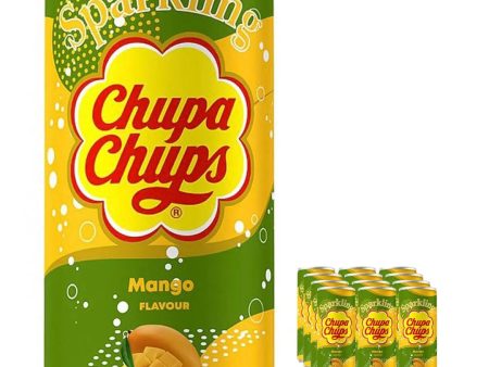 Chupa Chups Mango Sparkling Drink Multipack,  24 x 250 ml Cheap