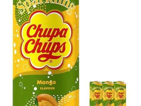 Chupa Chups Mango Sparkling Drink Multipack, 6 x 250 ml Online