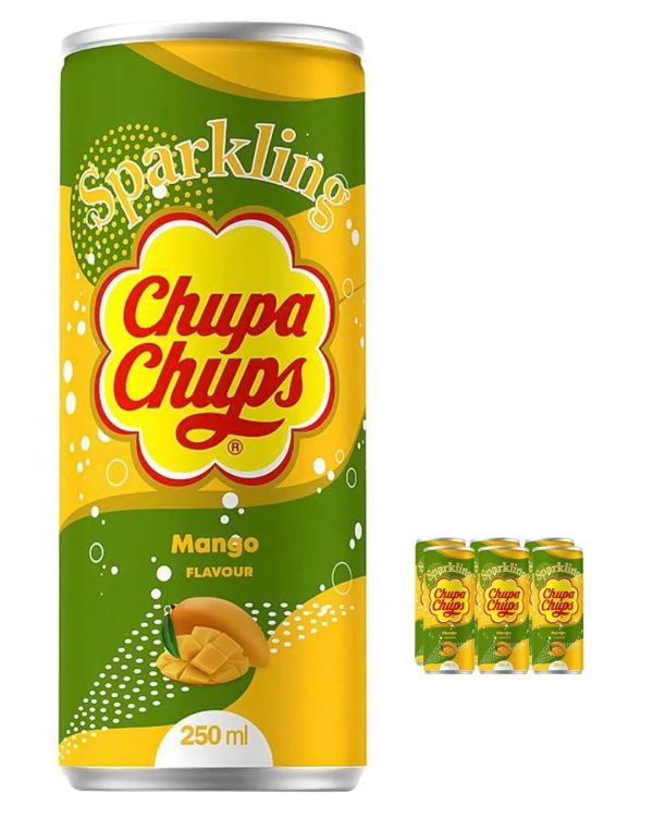 Chupa Chups Mango Sparkling Drink Multipack, 6 x 250 ml Online