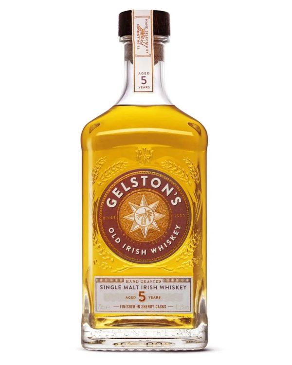 Gelston s 5 Year Old Single Malt Whiskey, 70 cl Fashion