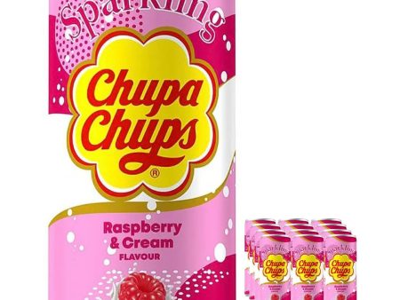 Chupa Chups Raspberry & Cream Sparkling Drink Multipack, 24 x 250 ml Hot on Sale