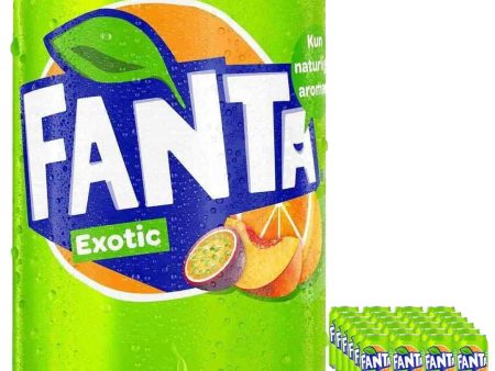 Fanta Exotic Can Multipack, 24 x 330 ml Online Sale