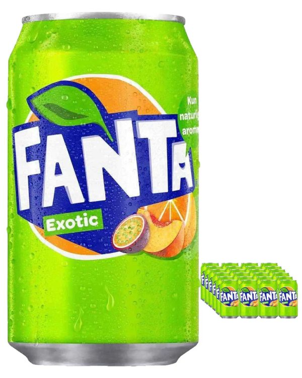 Fanta Exotic Can Multipack, 24 x 330 ml Online Sale