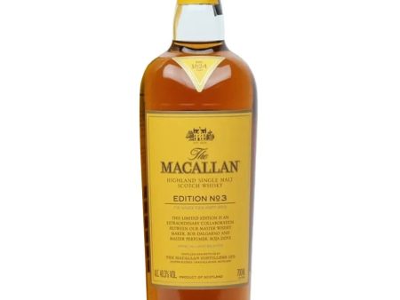 The Macallan Edition 3 Whisky, 70 cl Supply