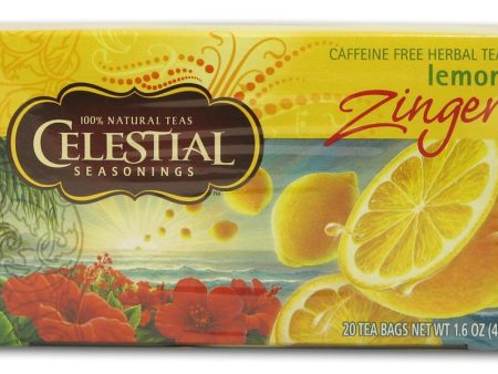 Celestial Seasonings Lemon Zinger Tea - 1 box Hot on Sale