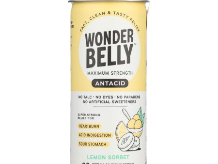 Wonder Belly - Antacid Lemon Sorbet - Case Of 4-60 Count Discount