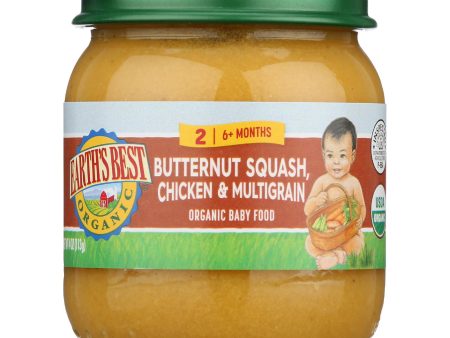 Earth s Best - Dinner Organic Butter Nut Chicken Multigrain - Case Of 10-4 Oz Online