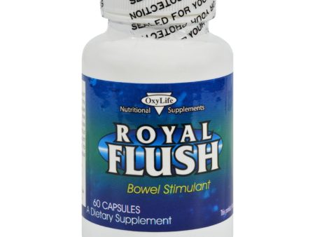 Oxylife Royal Flush - 60 Capsules Hot on Sale