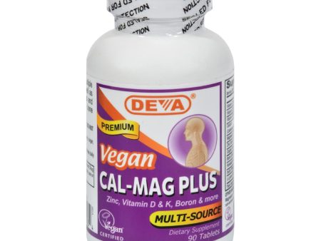 Deva Vegan Vitamins - Cal-mag Plus - 90 Tablets Fashion