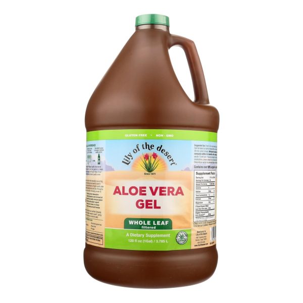 Lily Of The Desert - Aloe Vera Gel - Whole Leaf - 1 Gal Online now