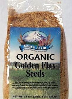 Azure Farm Flax Seeds Golden Organic - 33 ozs. Fashion