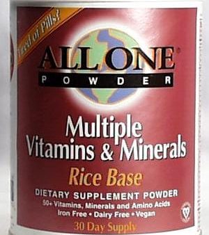 All-One Rice Base Vitamin-Mineral Powder - 15.9 ozs. For Cheap