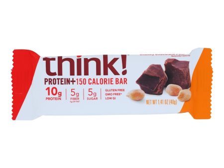 Think Products Thinkthin Bar - Lean Protein Fiber - Chocolate Peanut - 1.41 Oz - 1 Case Online now