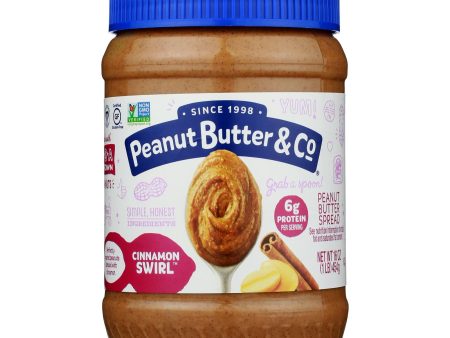 Peanut Butter & Co - Peanut Butter Cinnamon Swirl - Case Of 6-16 Oz Cheap