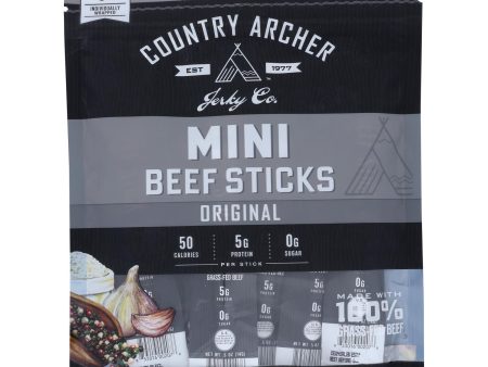 Country Archer - Beef Stick Mini - Case Of 10 - 4 Oz Sale