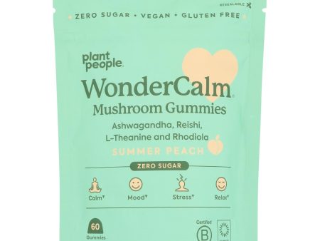 Plant People - Gourmet Mushroom Wondercalm Peach - 1 Each-60 Count For Cheap