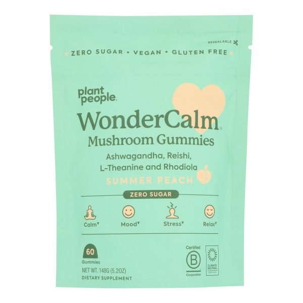 Plant People - Gourmet Mushroom Wondercalm Peach - 1 Each-60 Count For Cheap