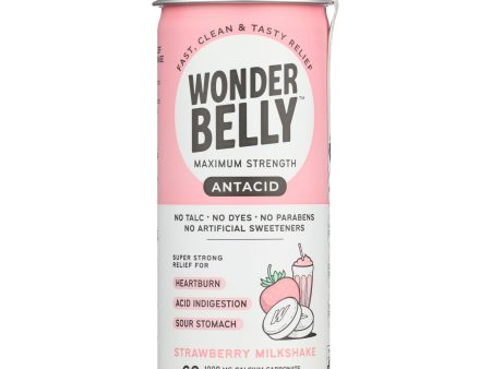 Wonder Belly - Antacids Strawberry Milkshake - Case Of 4-60 Count Online