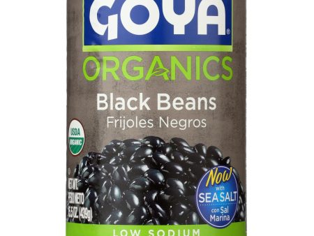 Goya - Beans Blck Low Sodium - Case Of 24-15.5 Oz on Sale