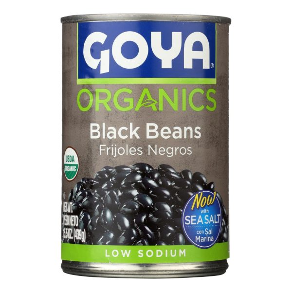 Goya - Beans Blck Low Sodium - Case Of 24-15.5 Oz on Sale