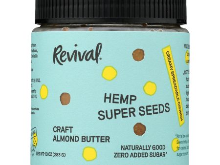 Revival - Almond Butter Hemp Super Seed - Case Of 6-10 Ounces Cheap