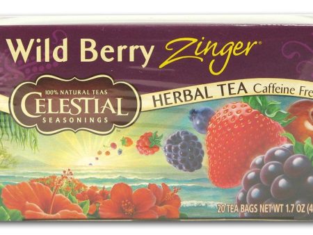 Celestial Seasonings Wild Berry Zinger Tea - 1 box For Sale