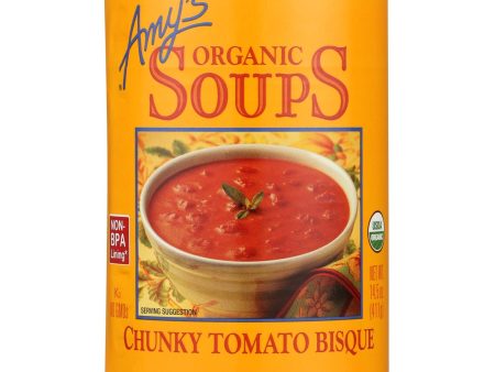 Amy s - Organic Chunky Tomato Bisque - Case Of 12 - 14.5 Oz Cheap