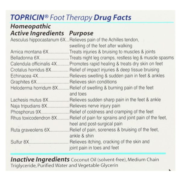 Topricin Foot Therapy - 4 Oz Cheap