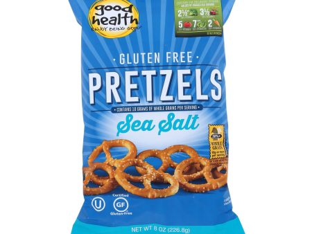 Good Health Pretzels - Sea Salt - Case Of 12 - 8 Oz Online now