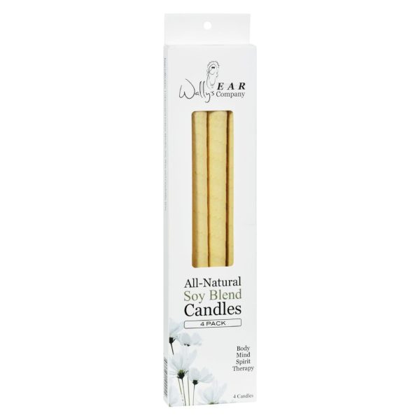 Wally s Ear Candles Plain Paraffin - 4 Candles Online Hot Sale