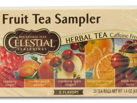 Celestial Seasonings Fruit Tea Sampler - 1 box Online Hot Sale