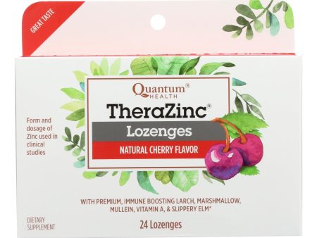 Quantum Research Cold Season Plus Zinc - Cherry - 24 Lozenges Online Sale