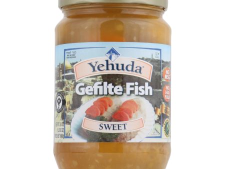 Yehuda Matzo Gelfilte Fish - Sweet - Case Of 12 - 24 Oz. For Cheap