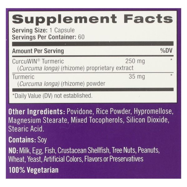 Natrol Turmeric Capsules - Extra Strength - 60 Count Online Hot Sale