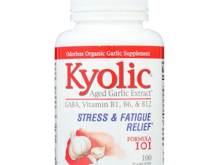 Kyolic - Aged Garlic Extract Stress And Fatigue Relief Formula 101 - 100 Tablets Online Sale