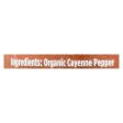 Spicely Organics - Organic Cayenne Pepper - Case Of 3 - 1.6 Oz. Online