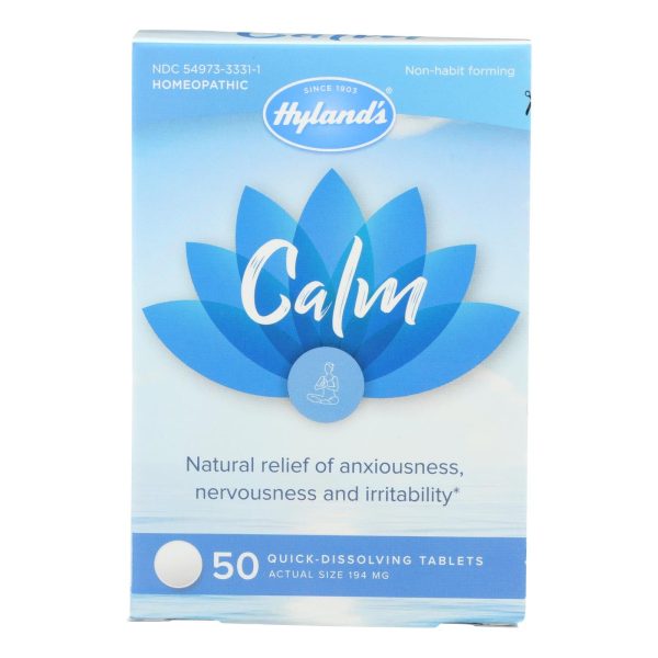 Hylands Homeopathic - Calm Tablets - 1 Each - 50 Tab For Cheap