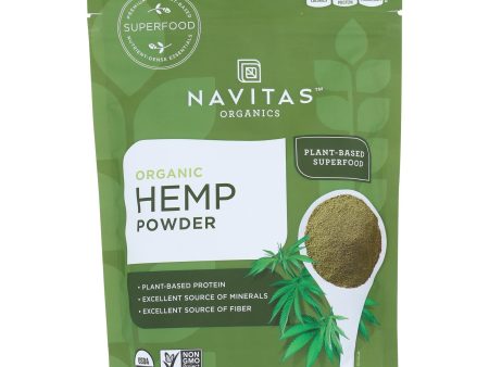 Navitas Naturals Protein Powder - Organic - Hemp - Raw - 12 Oz - Case Of 6 Online Sale