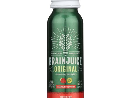 Brain Juice - Brain Juice Strawberry Lemonade - Case Of 12 - 2.5 Fl Oz Hot on Sale