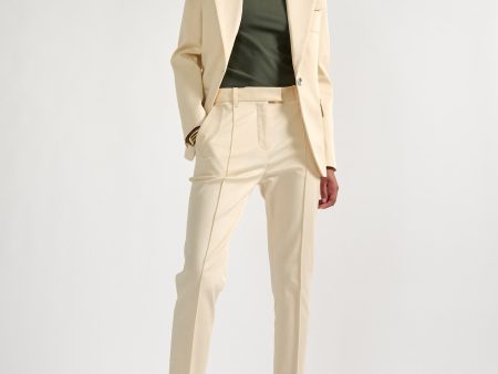 Sand stretch cotton gabardine Roxy trousers Hot on Sale