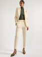 Sand stretch cotton gabardine Roxy trousers Hot on Sale